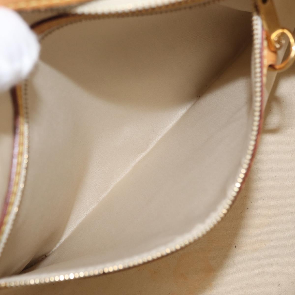 LOUIS VUITTON Monogram Vernis Blair MM Hand Bag 2way Citrin M90108 Auth BA8605