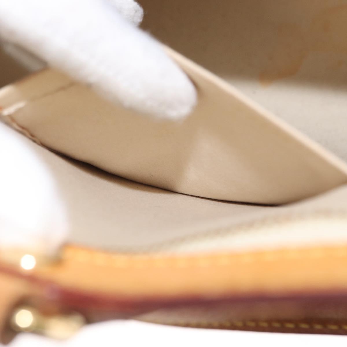 LOUIS VUITTON Monogram Vernis Blair MM Hand Bag 2way Citrin M90108 Auth BA8605