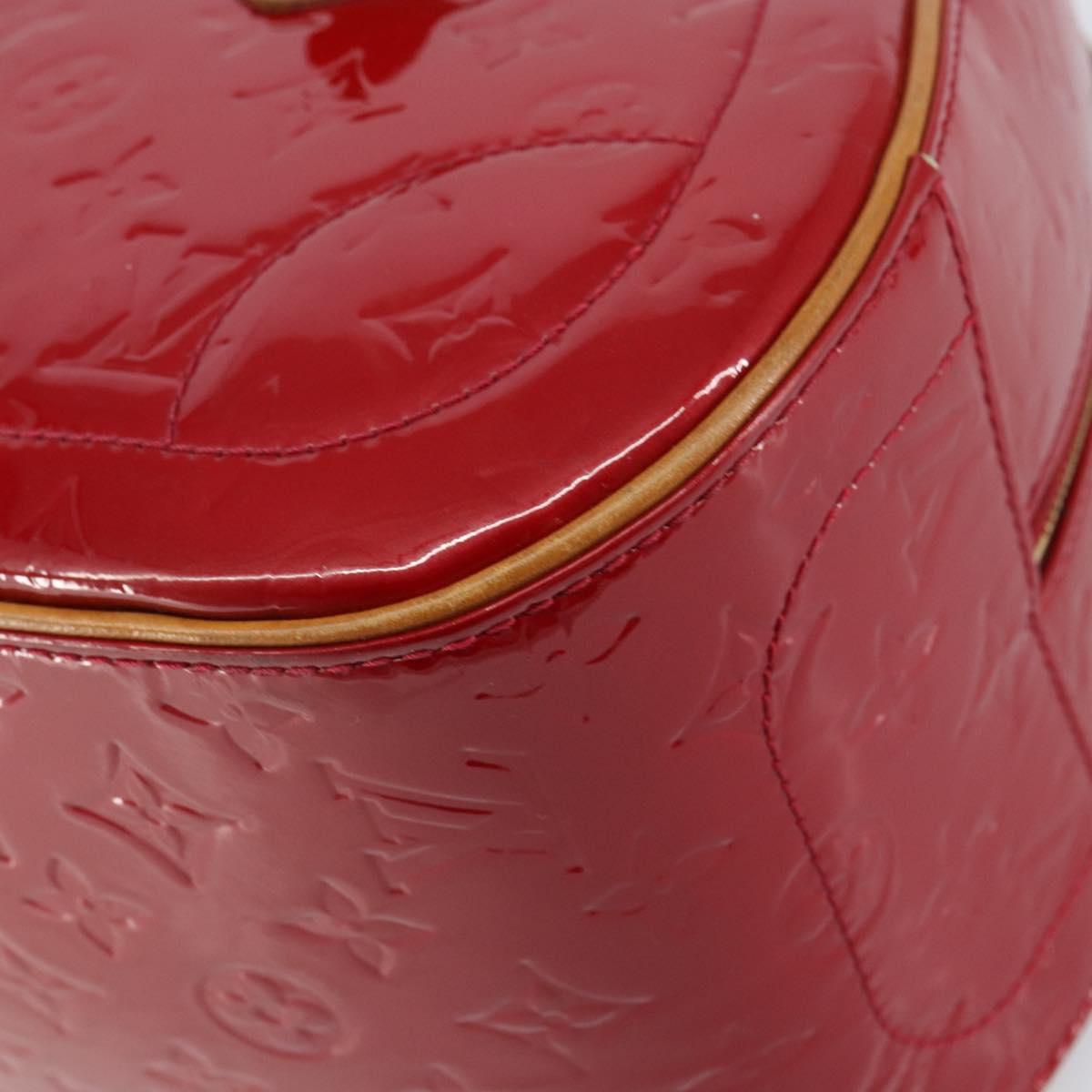 LOUIS VUITTON Monogram Vernis Summit Drive Bag Pomme D'amour M93513 Auth BA8607