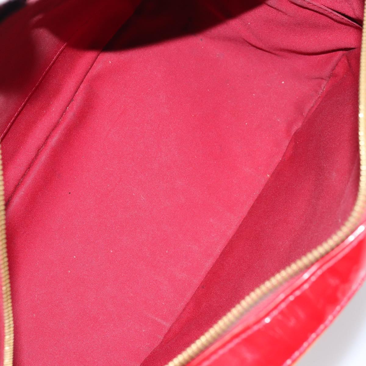 LOUIS VUITTON Monogram Vernis Summit Drive Bag Pomme D'amour M93513 Auth BA8607