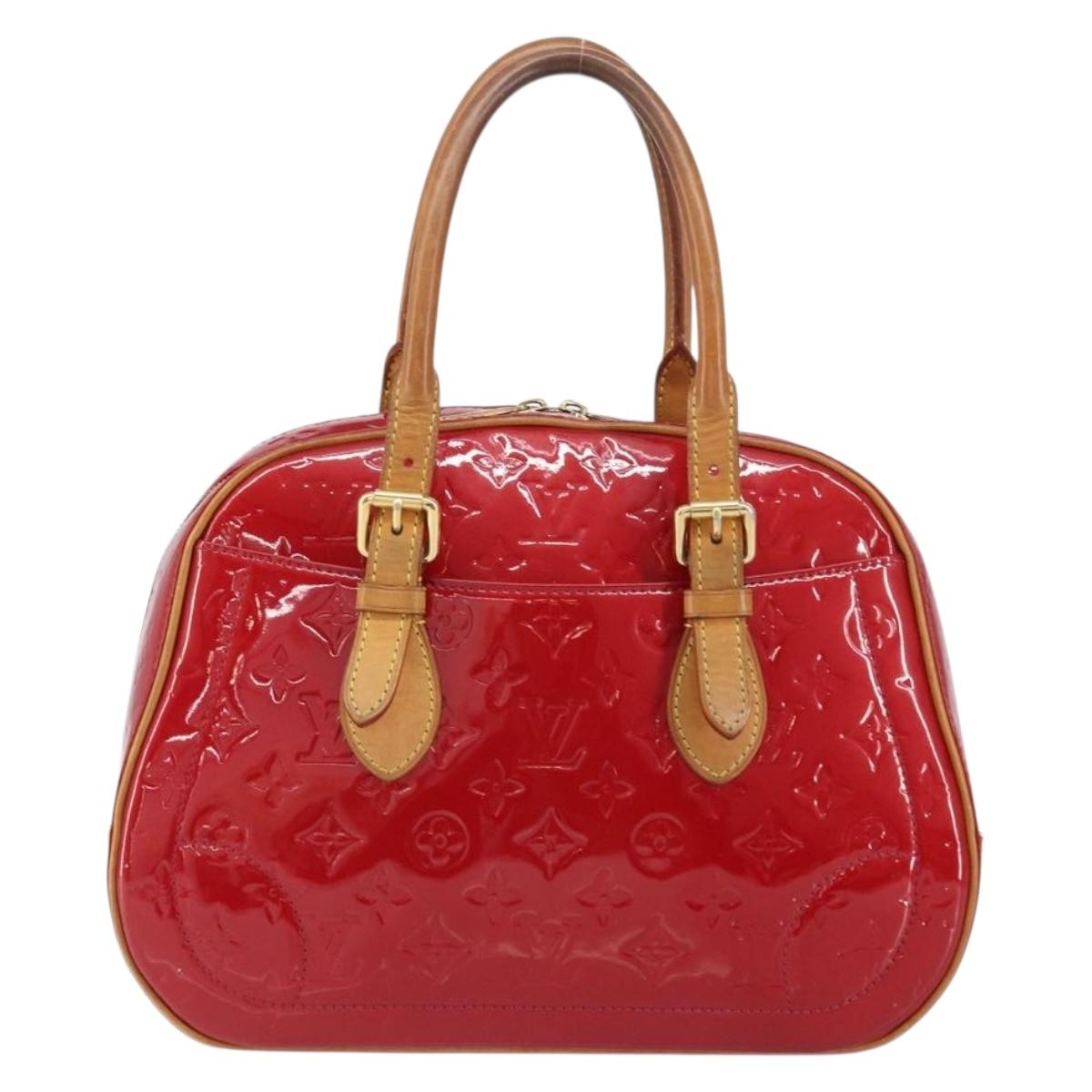 LOUIS VUITTON Monogram Vernis Summit Drive Bag Pomme D'amour M93513 Auth BA8607