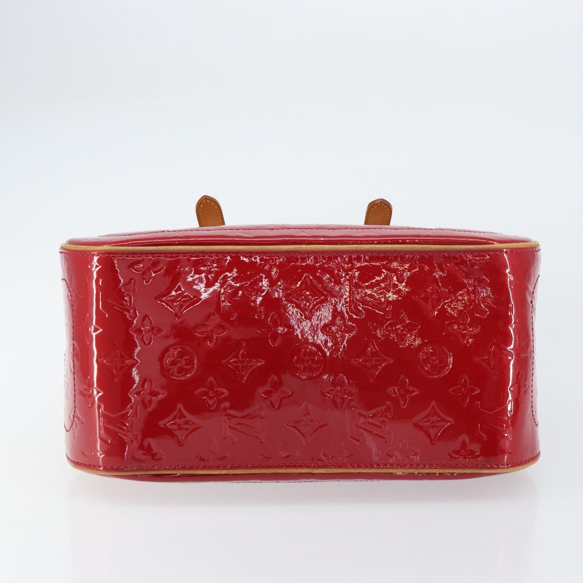 LOUIS VUITTON Monogram Vernis Summit Drive Bag Pomme D'amour M93513 Auth BA8607