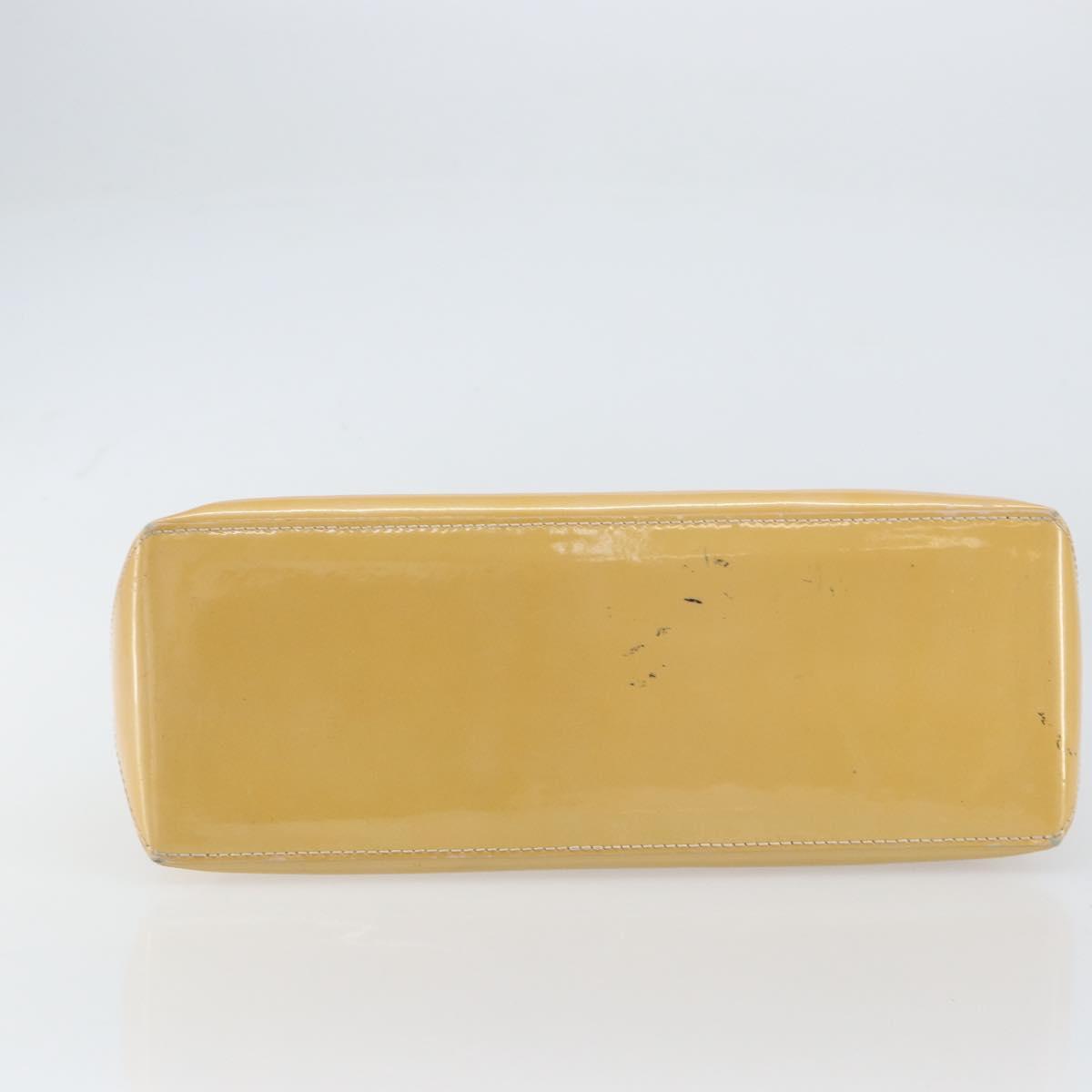 LOUIS VUITTON Vernis Wilshire PM Hand Bag Rose Flow Lantern M91642 Auth BA8608