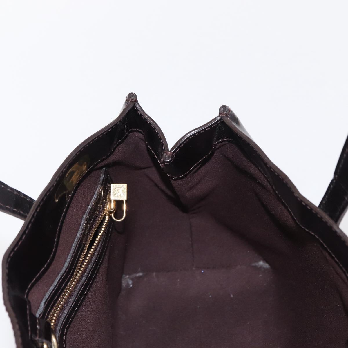 LOUIS VUITTON Monogram Vernis Wilshire PM Bag Amarante M93641 LV Auth BA8609
