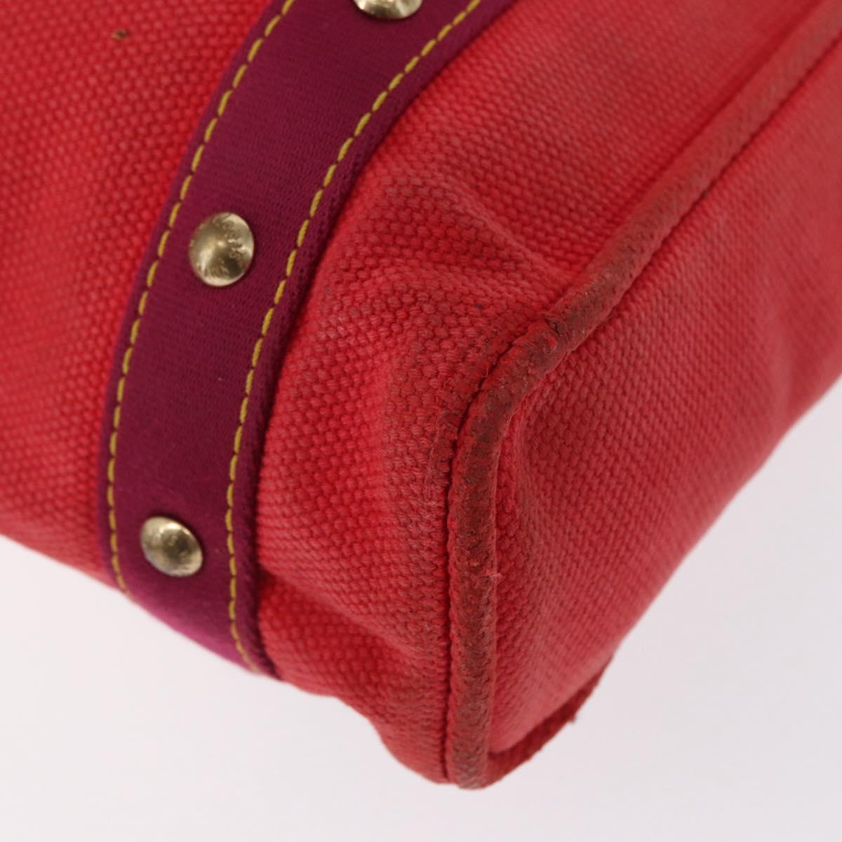LOUIS VUITTON Antigua Cabas MM Tote Bag Red M40034 LV Auth BA8612