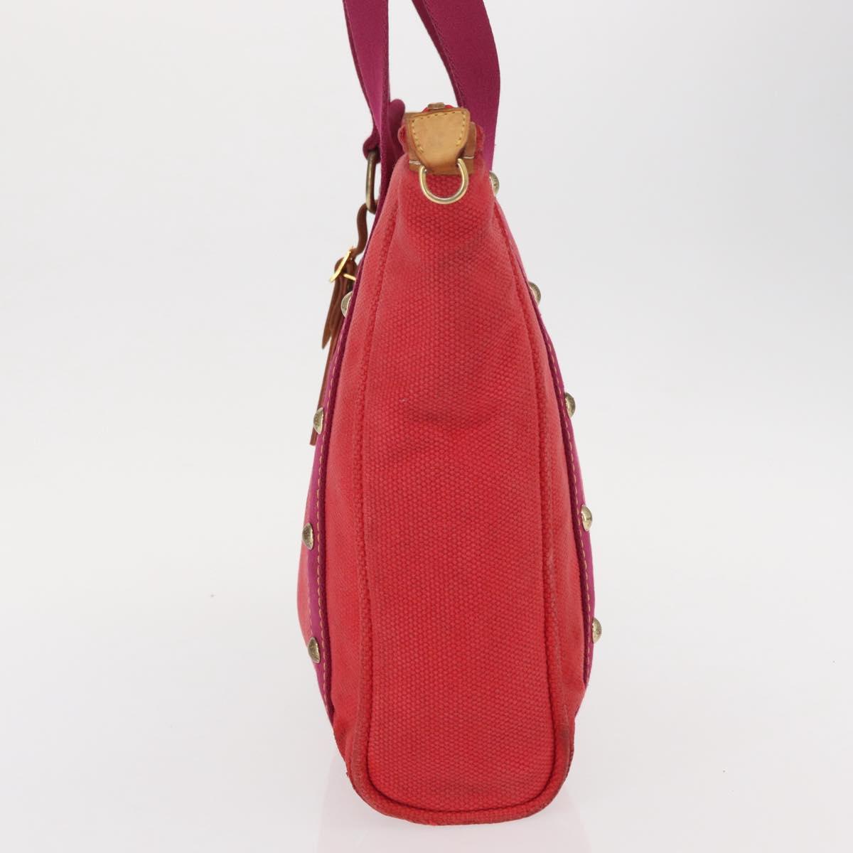 LOUIS VUITTON Antigua Cabas MM Tote Bag Red M40034 LV Auth BA8612