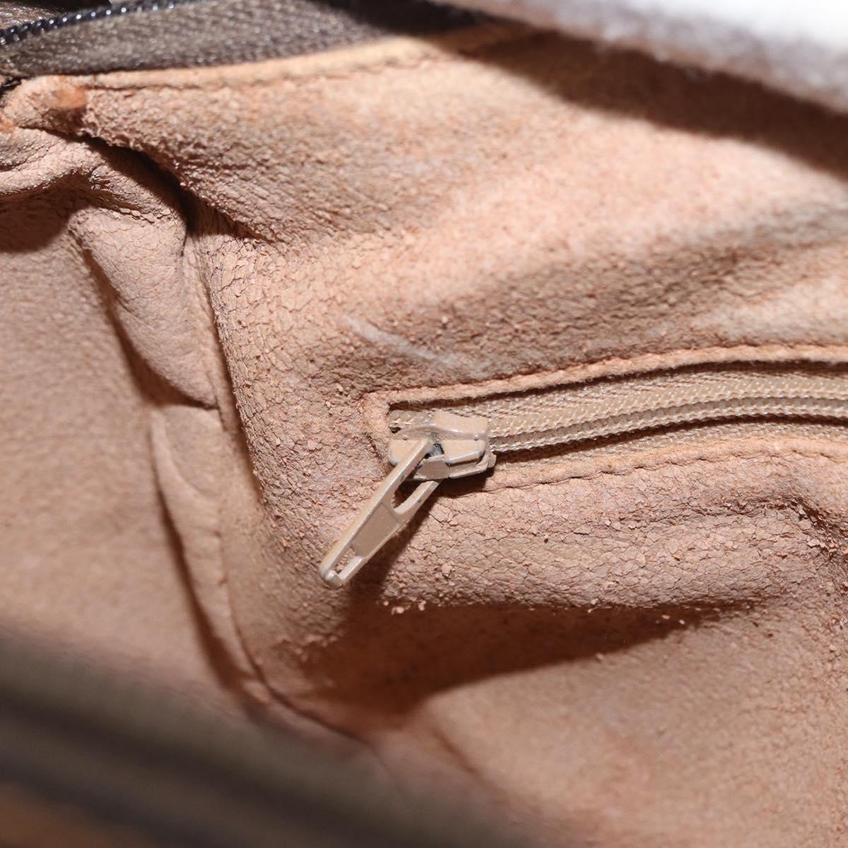 GUCCI GG Supreme Web Sherry Line Shoulder Bag PVC Beige 89 02 032 Auth BA8620