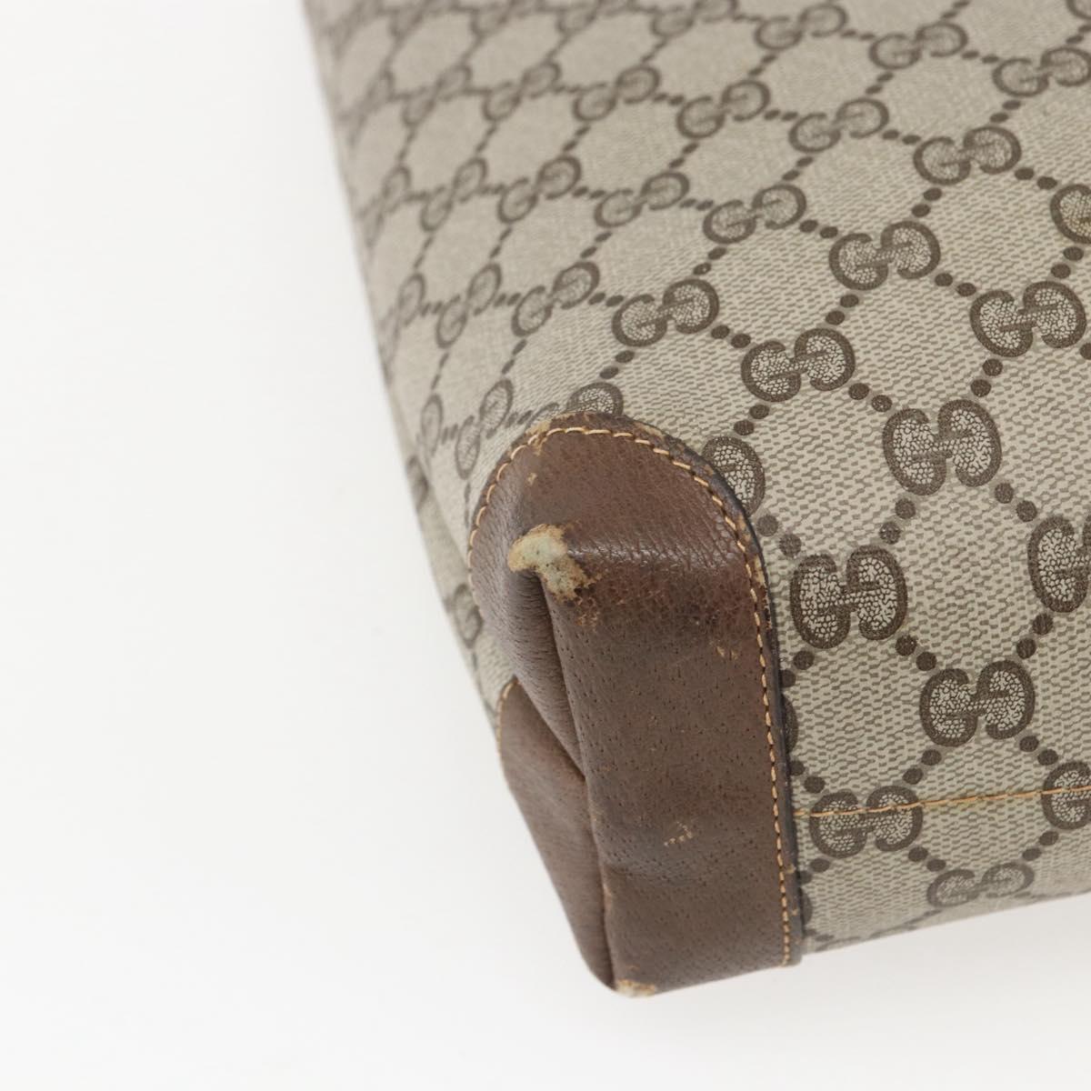 GUCCI GG Supreme Tote Bag PVC Beige 002 39 0054 Auth BA8626