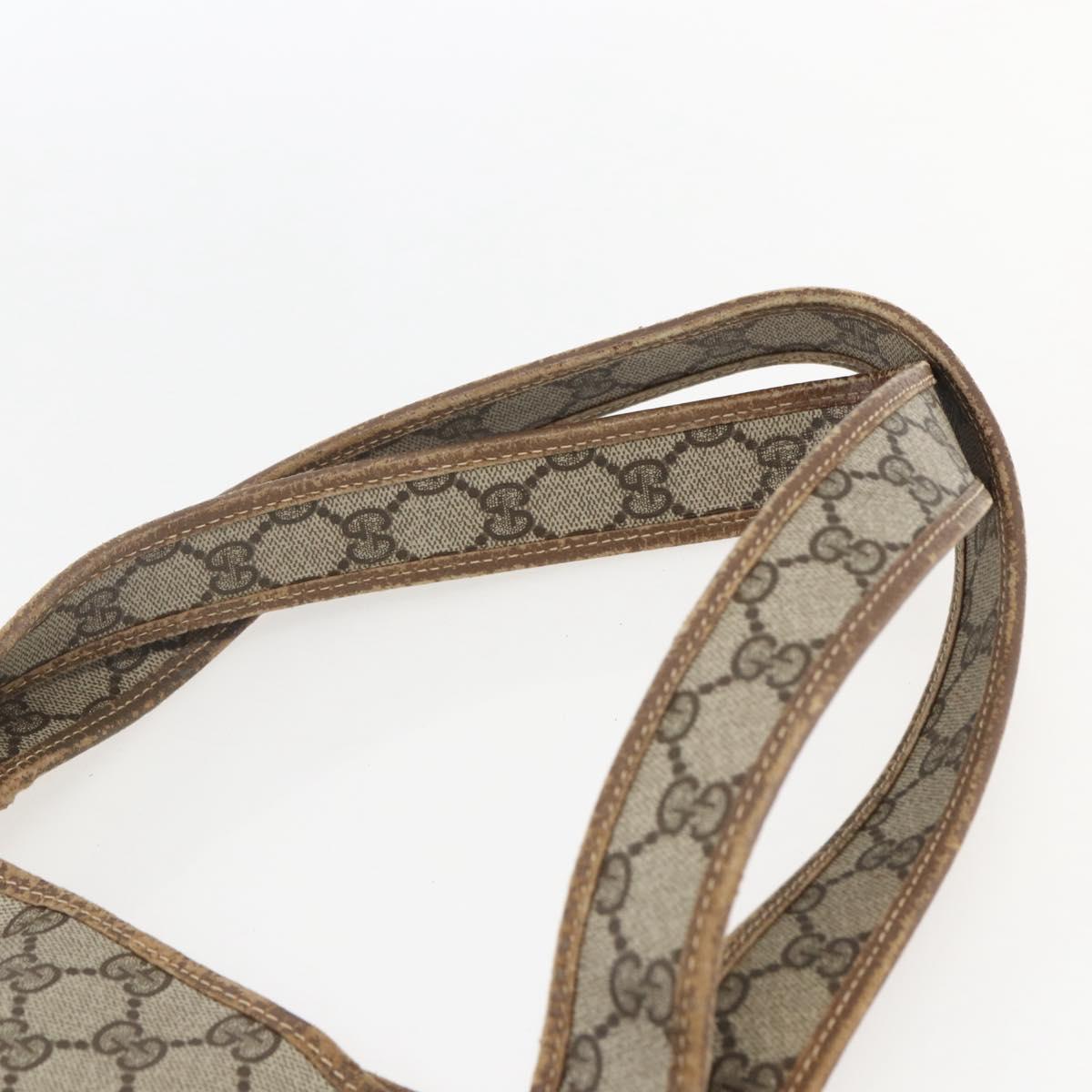 GUCCI GG Supreme Tote Bag PVC Beige 002 39 0054 Auth BA8626