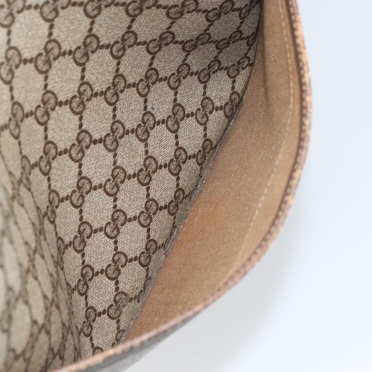 GUCCI GG Supreme Web Sherry Line Tote Bag PVC Beige Red 39 02 003 Auth BA8628