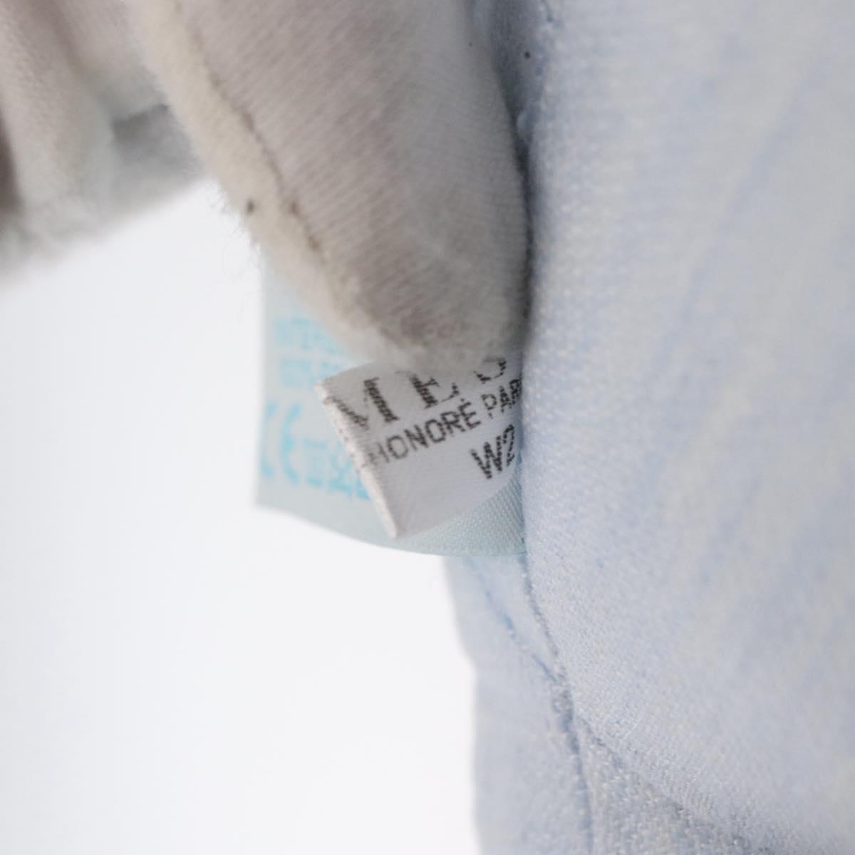 HERMES Baby Elmy Stuffed Linen Light Blue Auth BA8655M
