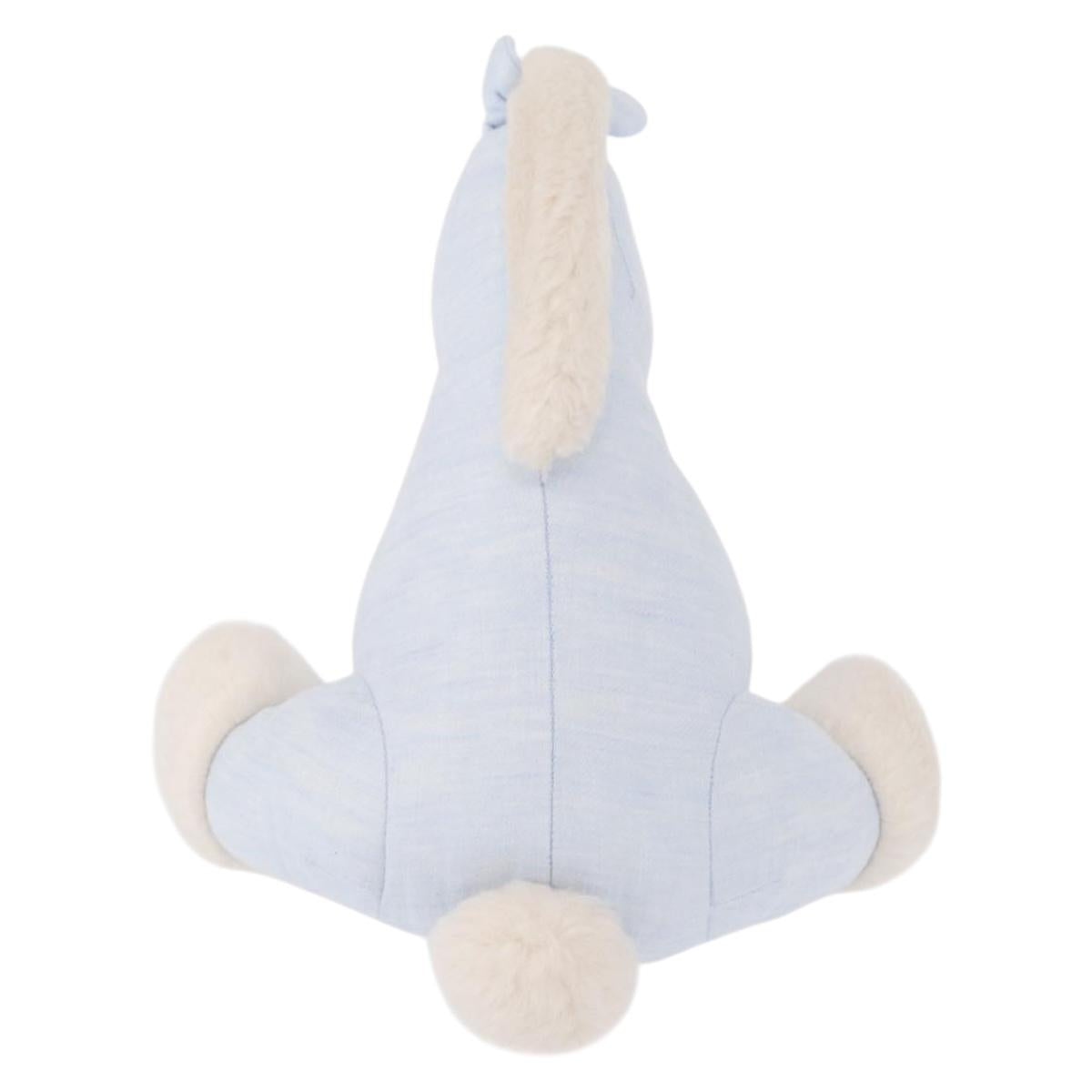 HERMES Baby Elmy Stuffed Linen Light Blue Auth BA8655M