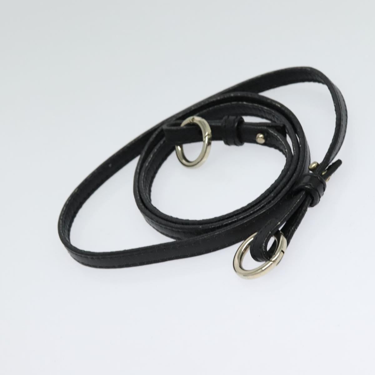 Chloe Elsie Hand Bag Leather 2way Black Auth BA866