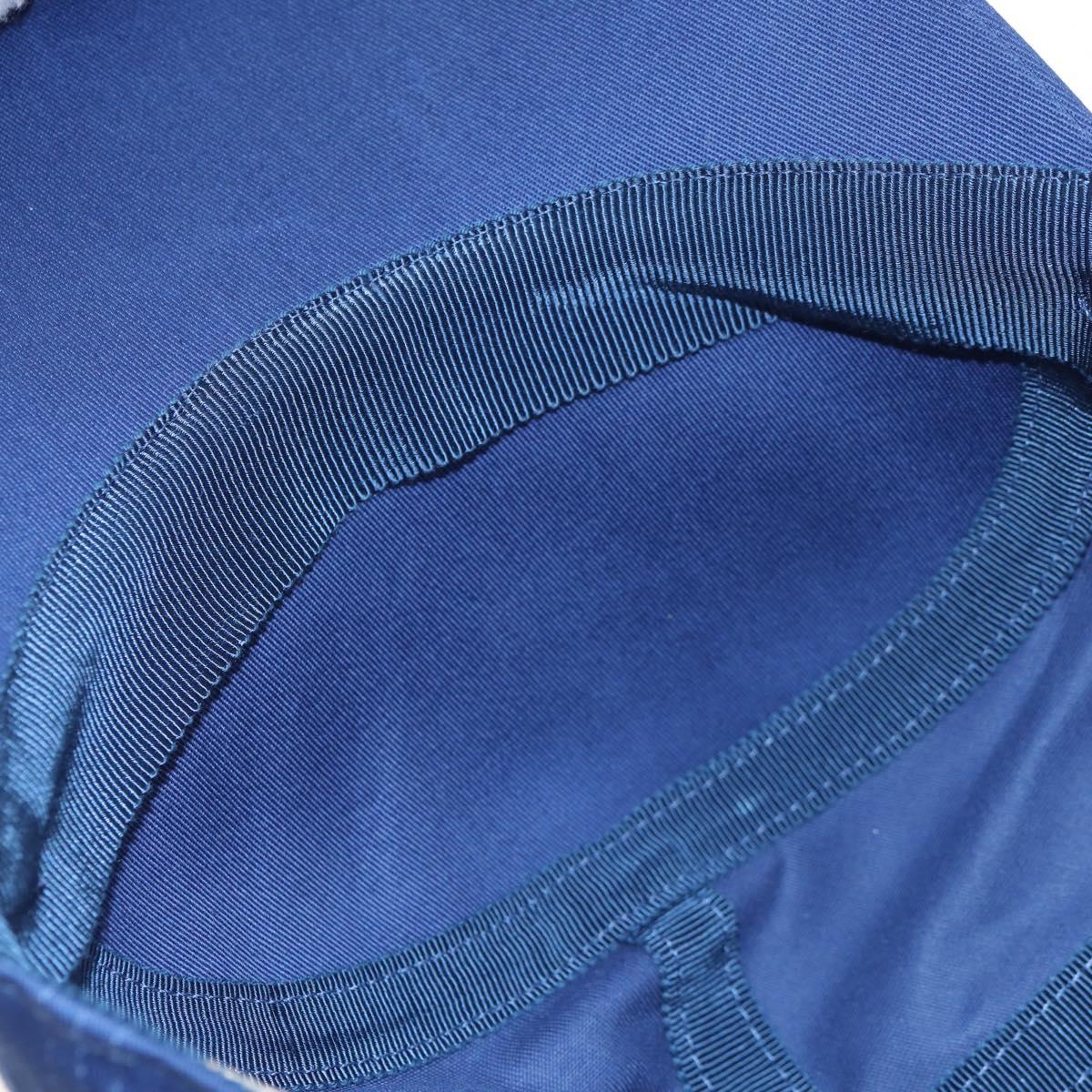 GUCCI Baseball Cap Cotton Blue 773135 Auth BA8717V