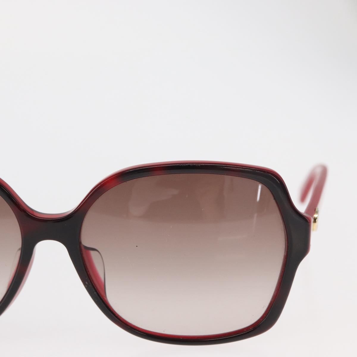 GUCCI Sunglasses plastic Red Auth BA8718