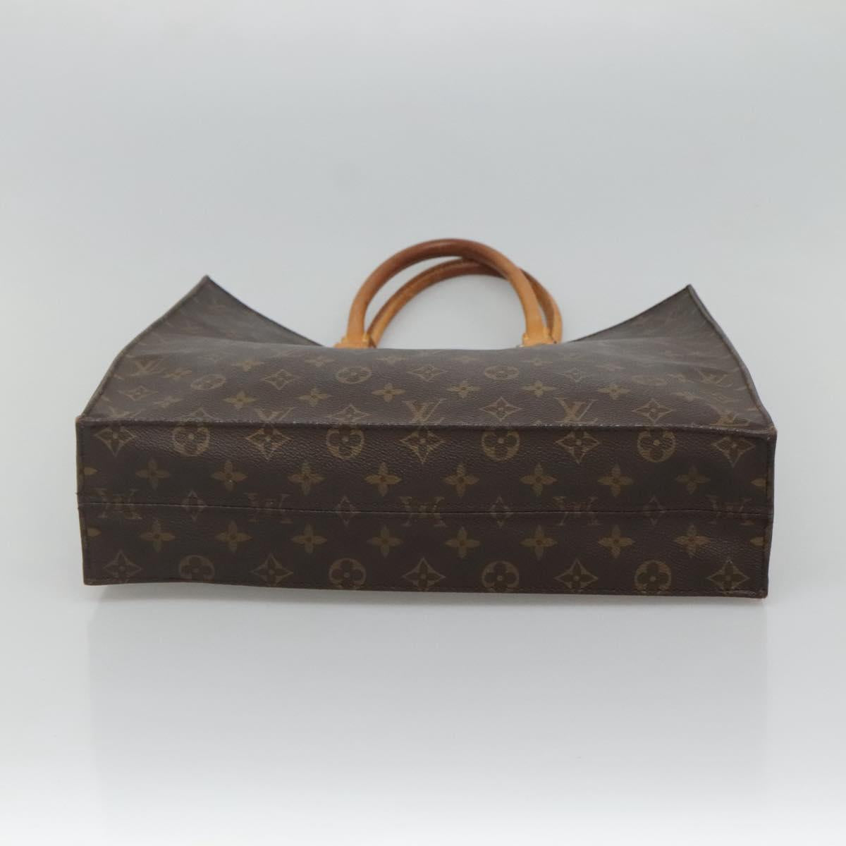 LOUIS VUITTON Monogram Sac Plat Hand Bag M51140 LV Auth BA872