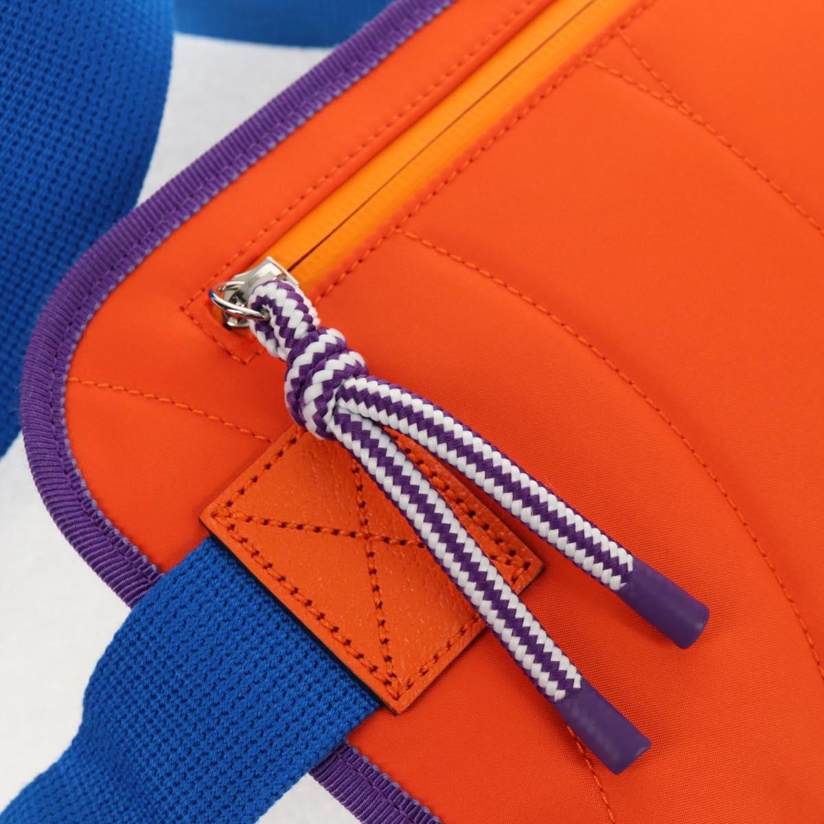 GUCCI Waist bag Nylon Blue Silver 752102 Auth BA8729V