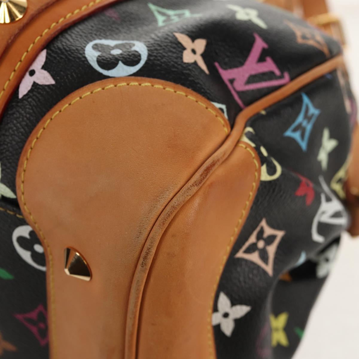 LOUIS VUITTON Monogram Multicolor Courtney MM Bag 2way Black M45642 Auth BA8731V