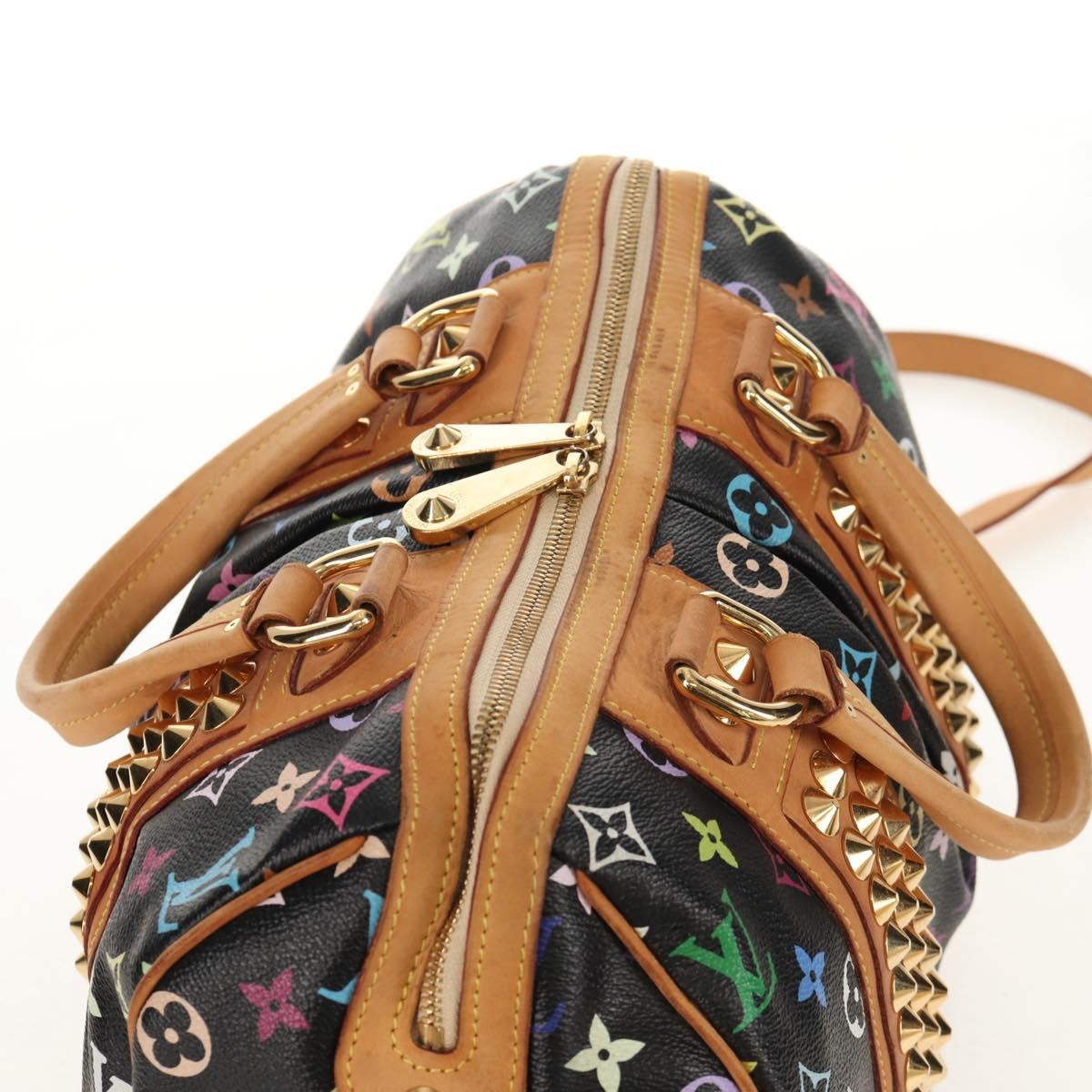 LOUIS VUITTON Monogram Multicolor Courtney MM Bag 2way Black M45642 Auth BA8731V