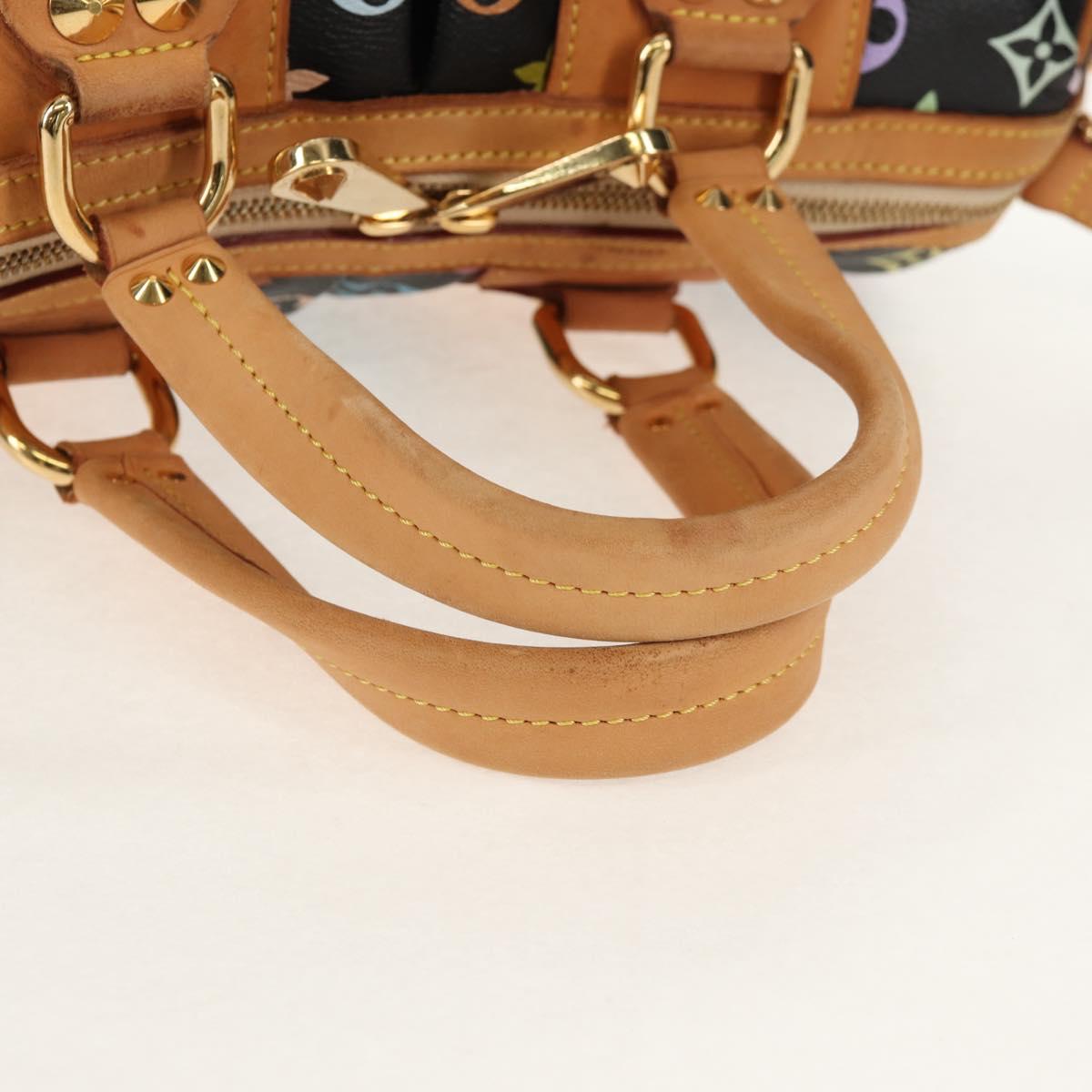 LOUIS VUITTON Monogram Multicolor Courtney MM Bag 2way Black M45642 Auth BA8731V