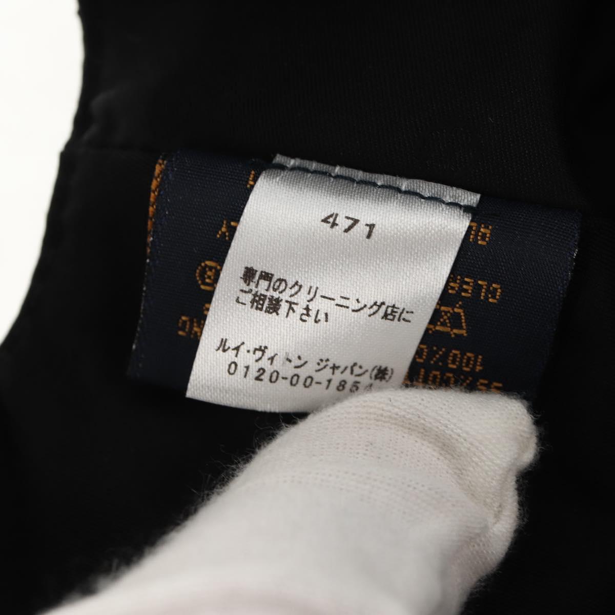 LOUIS VUITTON Monogram Shadow Cap Black M76581 LV Auth BA8732SAV