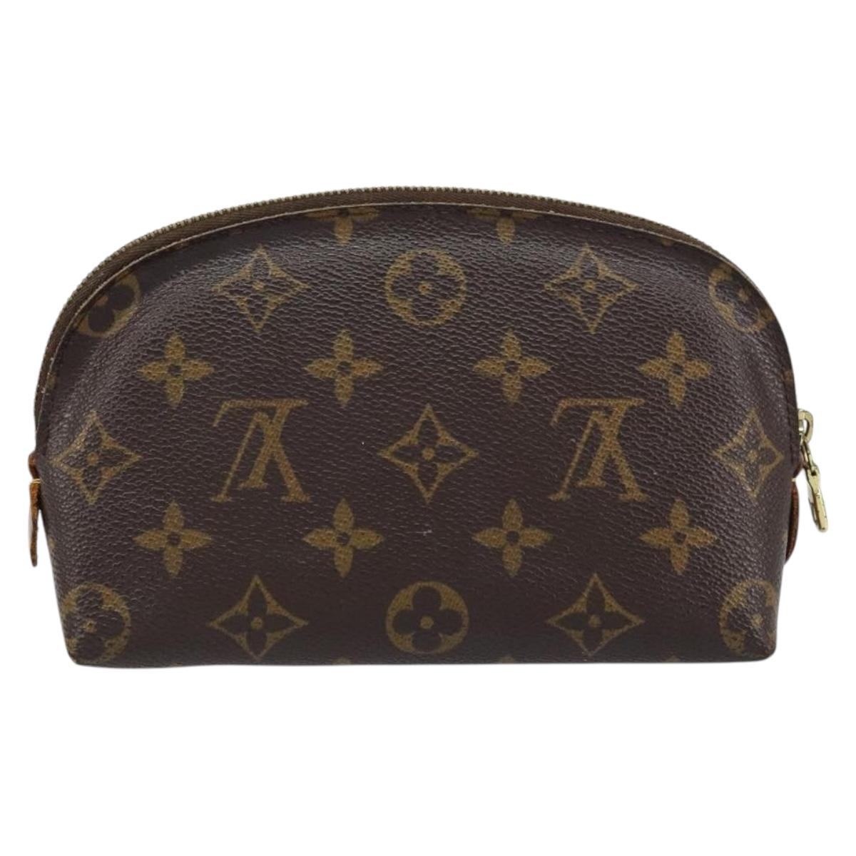 LOUIS VUITTON Monogram Pochette Cosmetic PM Pouch M43998 LV Auth BA8735