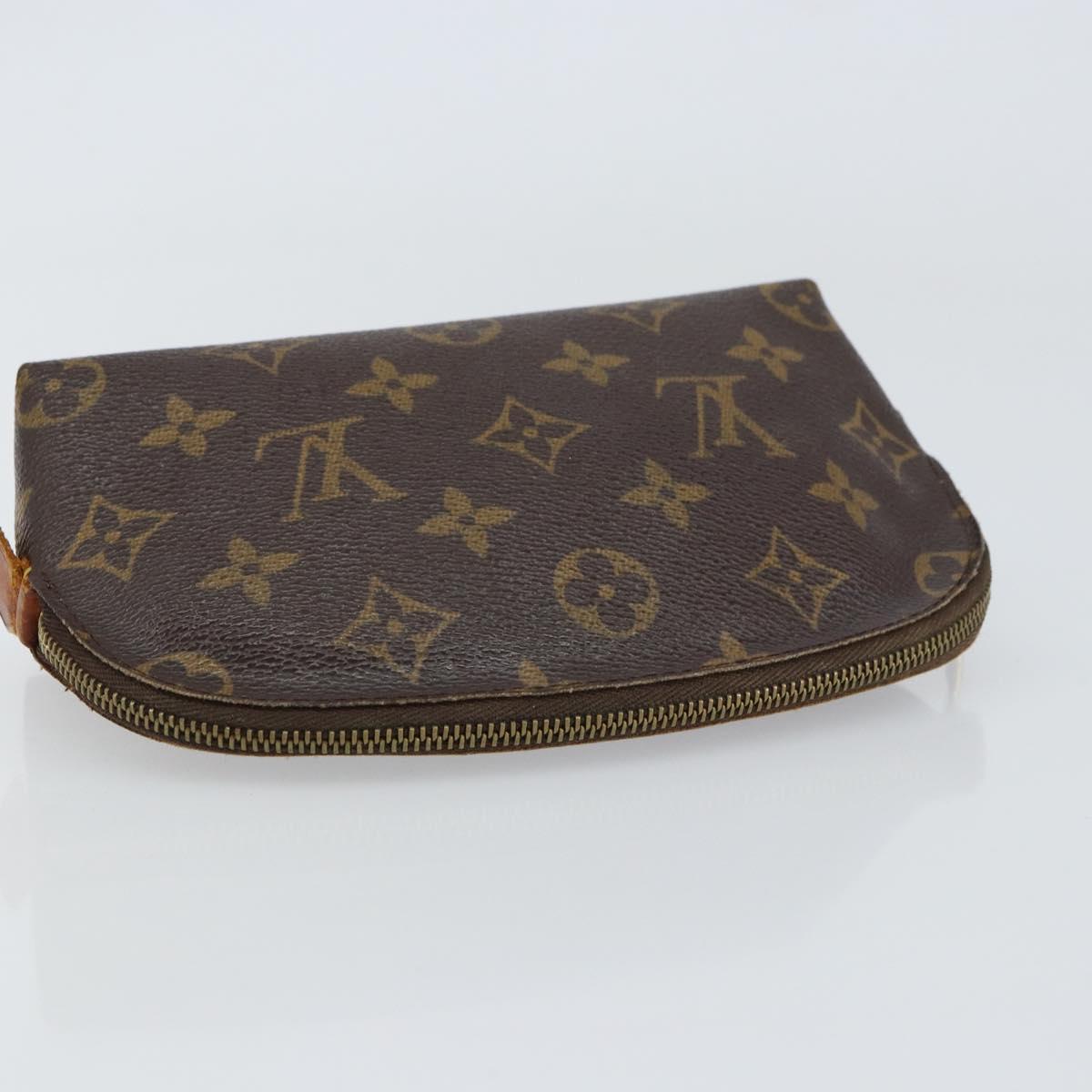 LOUIS VUITTON Monogram Pochette Cosmetic PM Pouch M43998 LV Auth BA8735