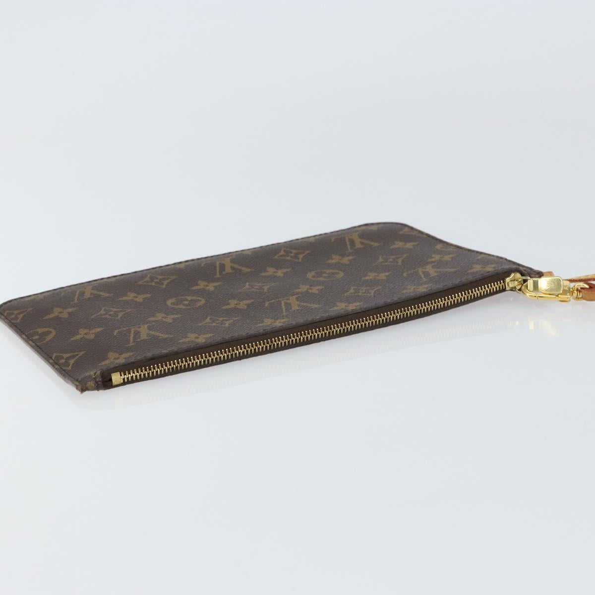LOUIS VUITTON Monogram Neverfull MM Pouch Accessory Pouch LV Auth BA8740