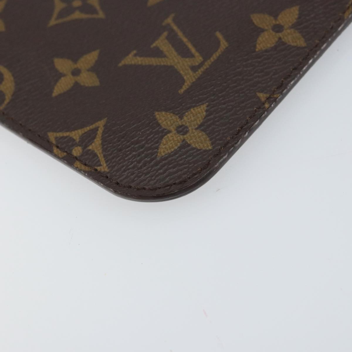 LOUIS VUITTON Monogram Neverfull MM Pouch Accessory Pouch LV Auth BA8740