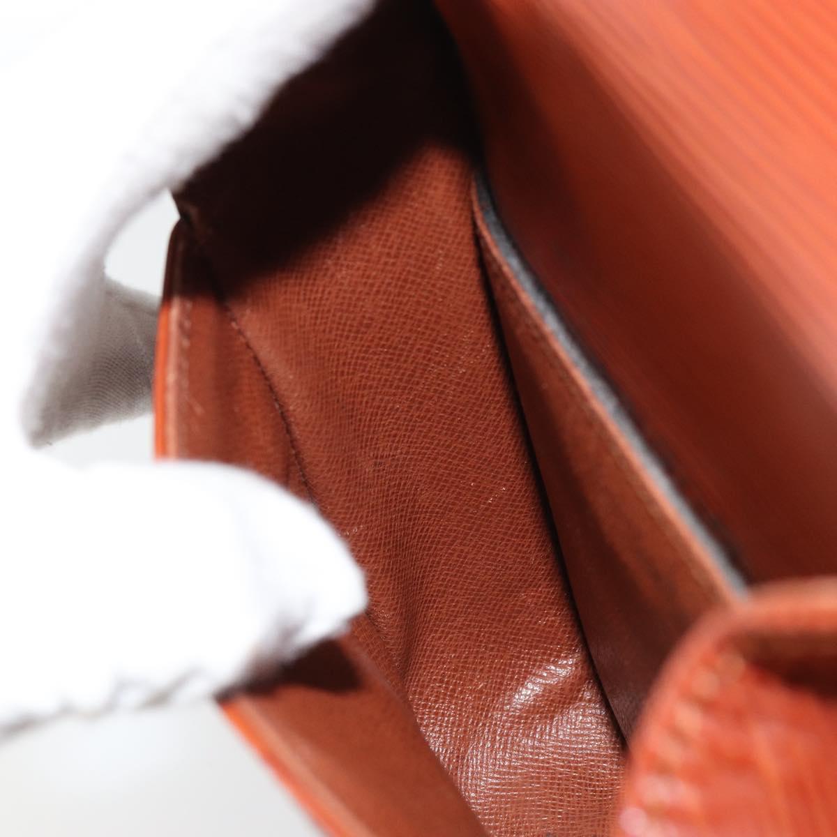 LOUIS VUITTON Epi Saint Cloud PM Shoulder Bag Brown M52213 LV Auth BA8743