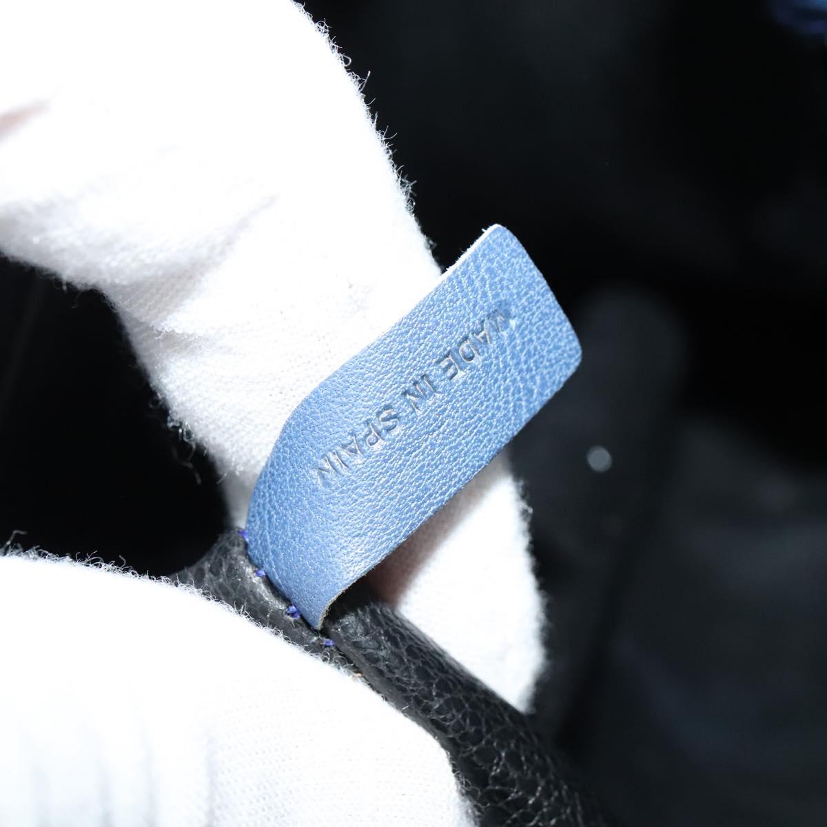 Christian Dior Backpack Leather Blue Auth BA875AV