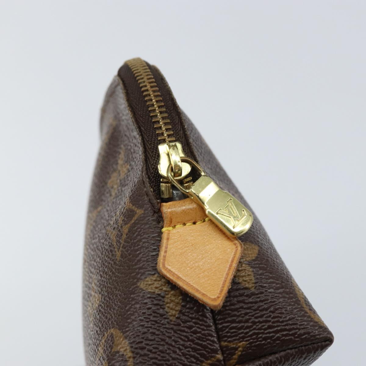 LOUIS VUITTON Monogram Pochette Cosmetic PM Pouch M43998 LV Auth BA8761