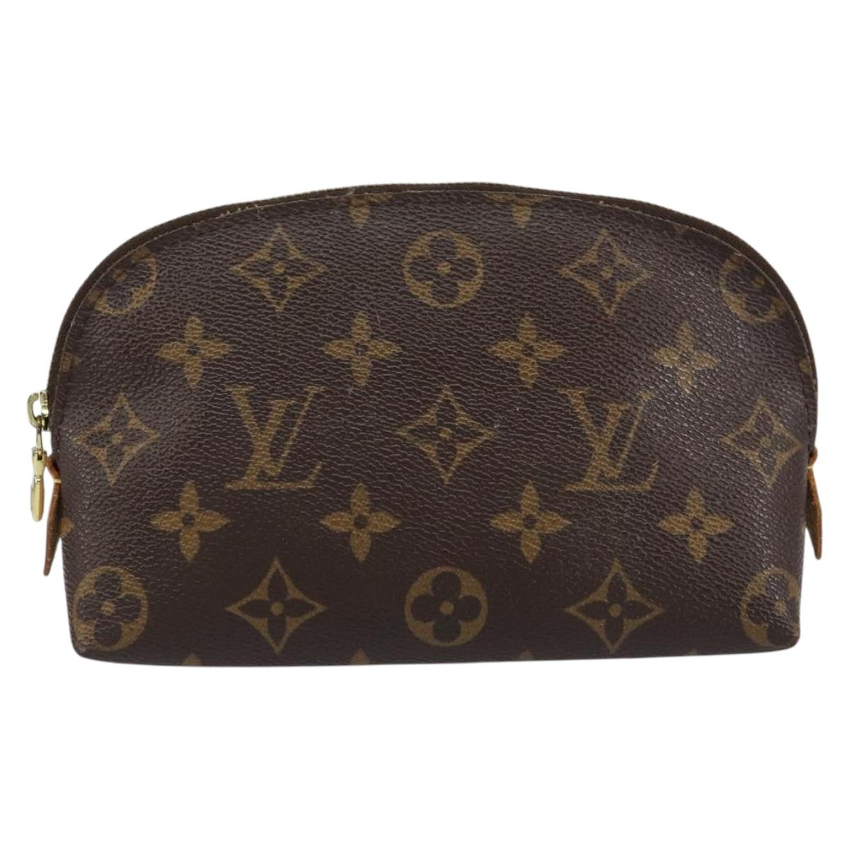 LOUIS VUITTON Monogram Pochette Cosmetic PM Pouch M43998 LV Auth BA8761