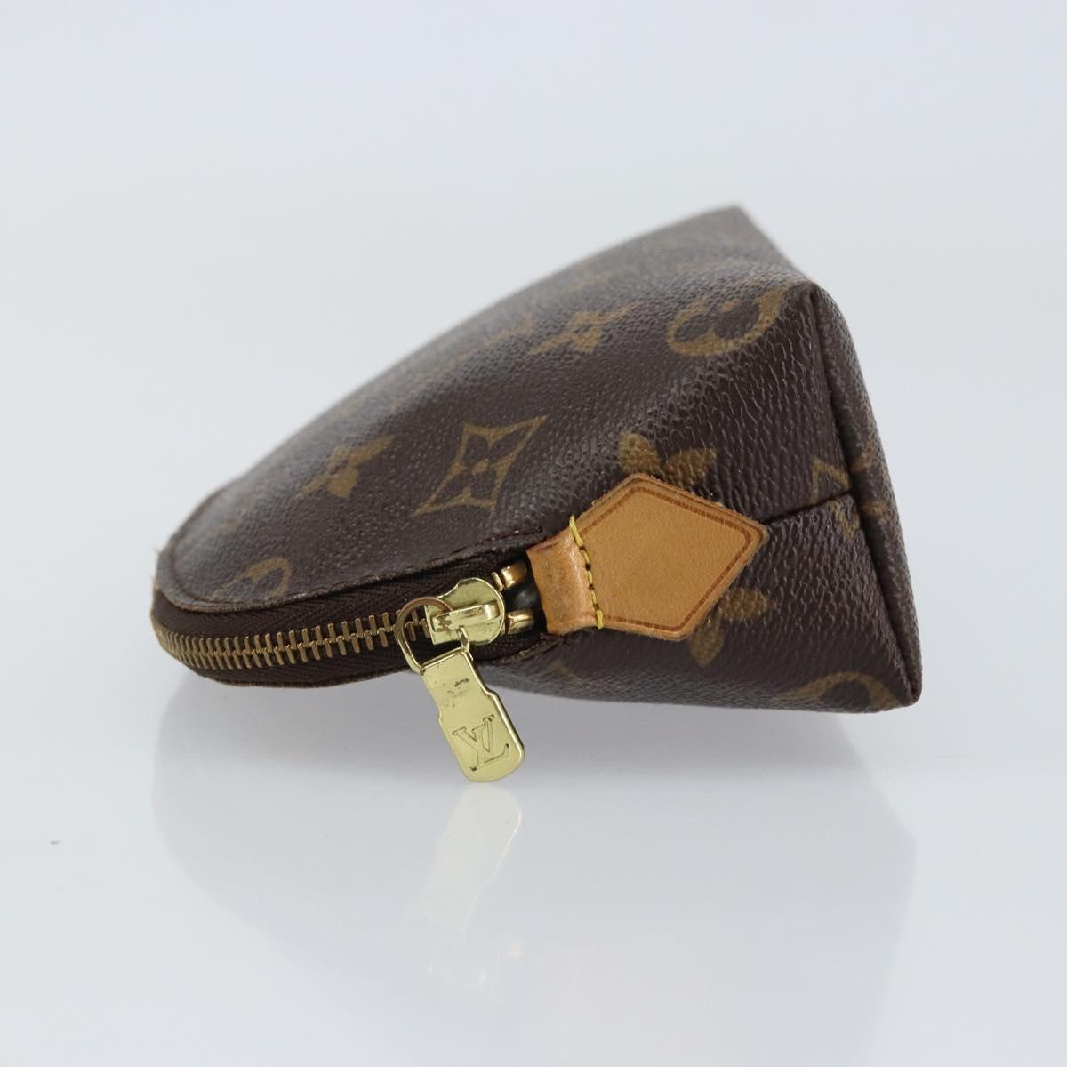 LOUIS VUITTON Monogram Pochette Cosmetic PM Pouch M43998 LV Auth BA8761