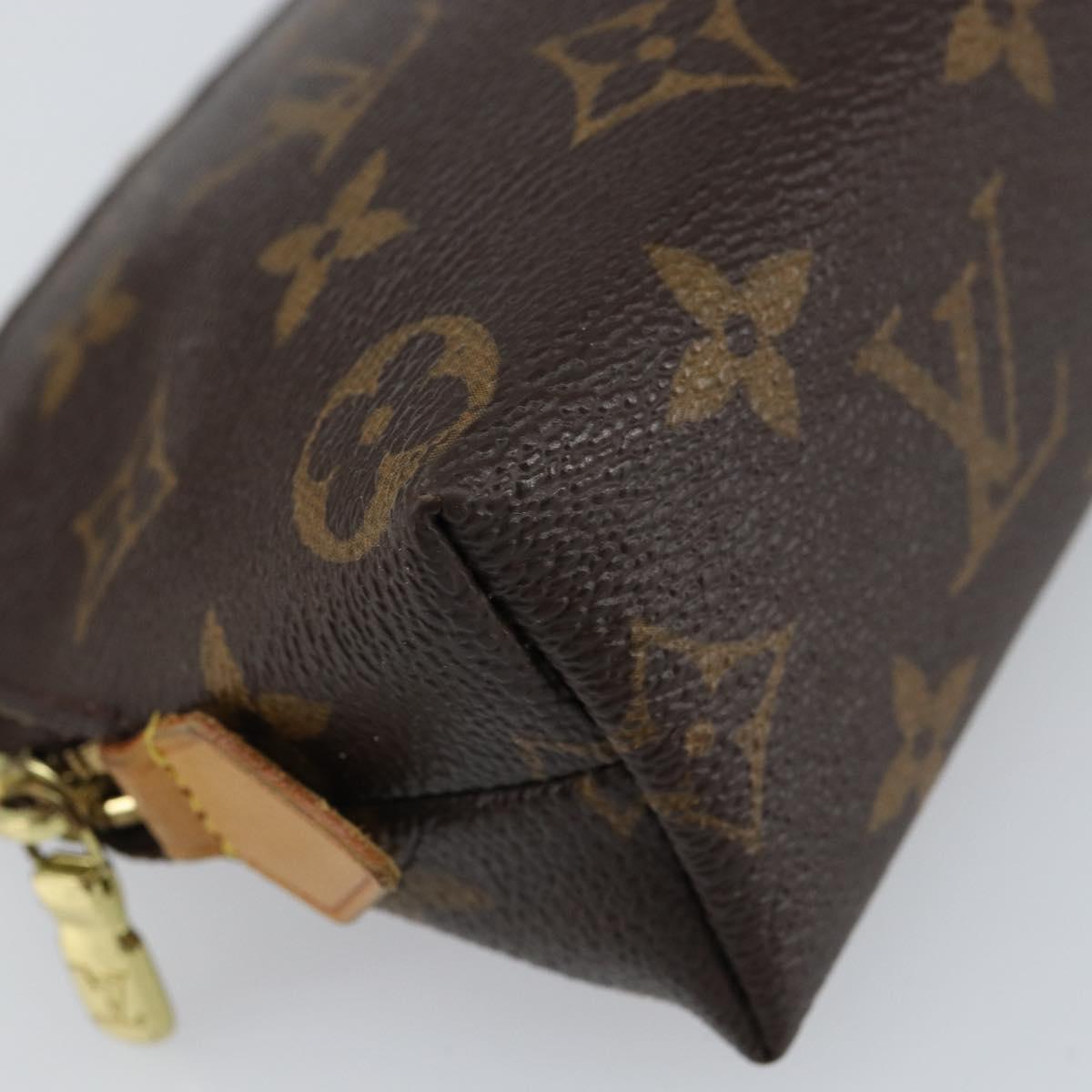 LOUIS VUITTON Monogram Pochette Cosmetic PM Pouch M43998 LV Auth BA8761