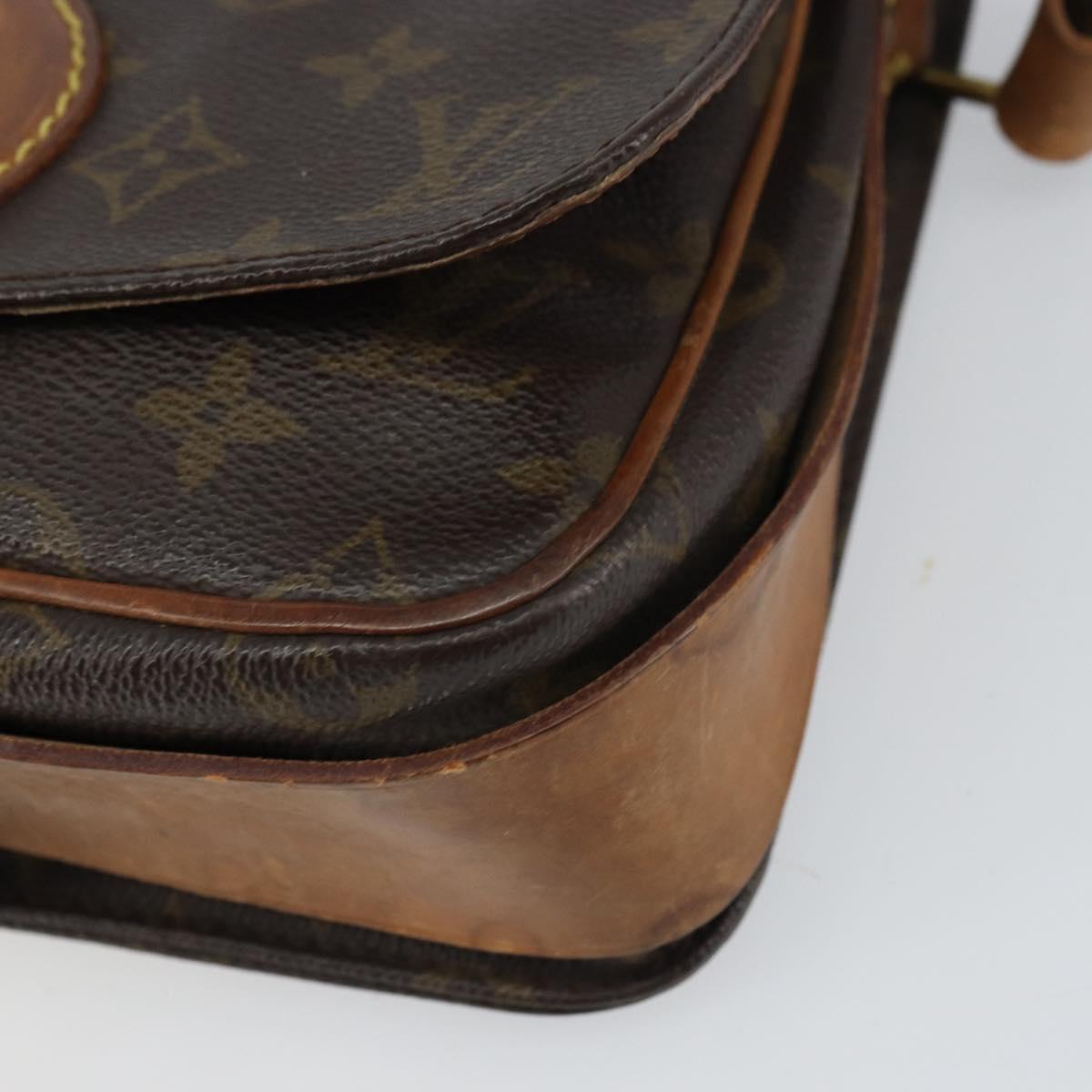LOUIS VUITTON Monogram Cartouchiere MM Shoulder Bag M51253 LV Auth BA8798