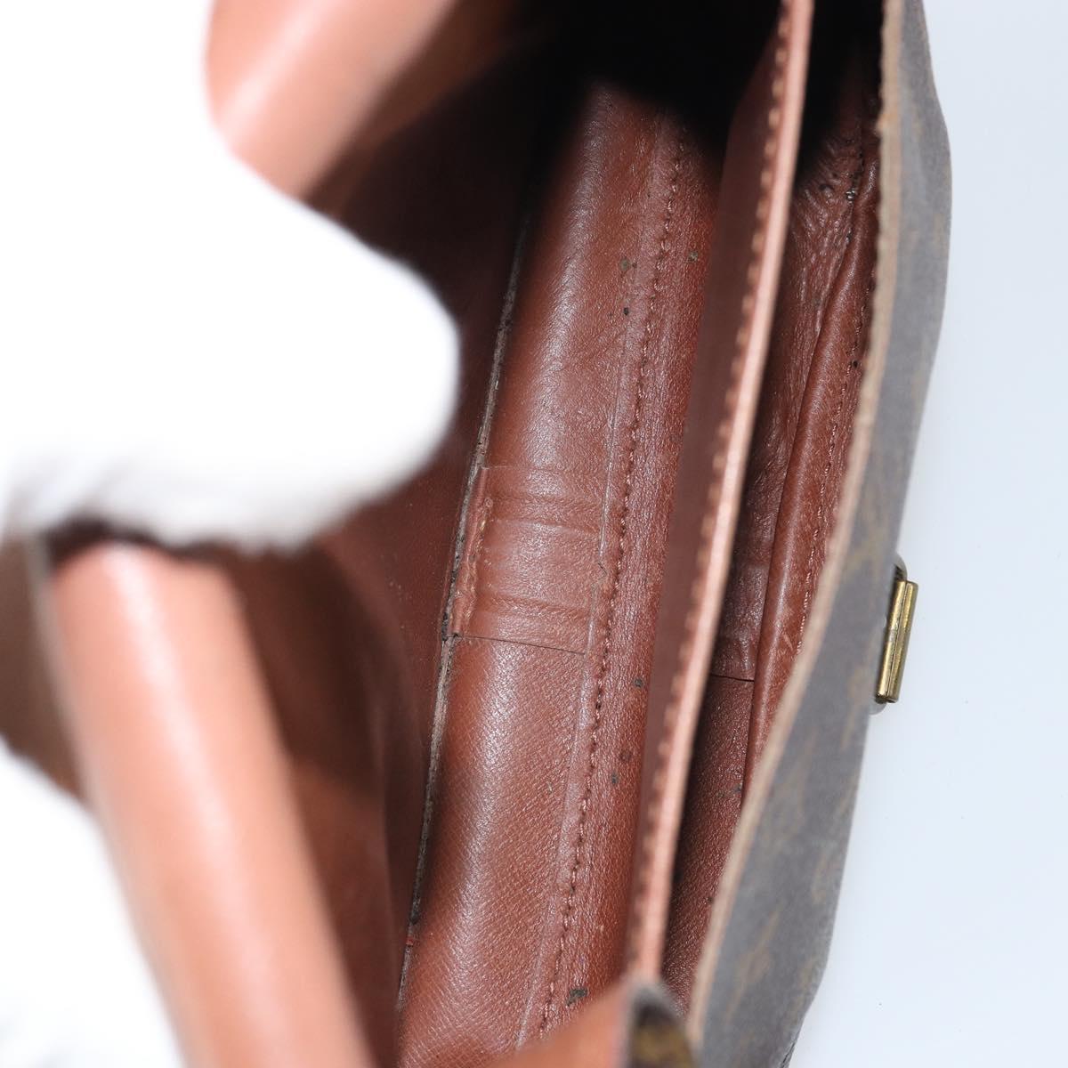 LOUIS VUITTON Monogram Cartouchiere MM Shoulder Bag M51253 LV Auth BA8798