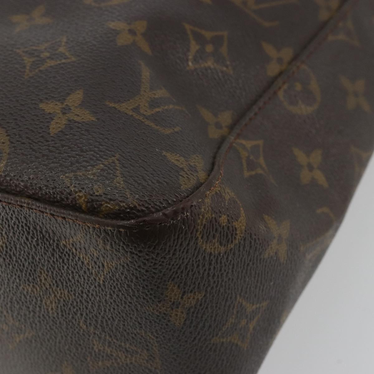 LOUIS VUITTON Monogram Looping GM Shoulder Bag M51145 LV Auth BA8806