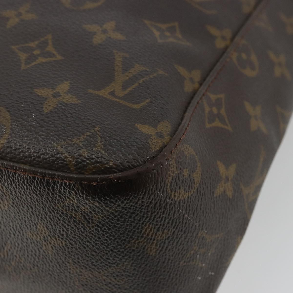 LOUIS VUITTON Monogram Looping GM Shoulder Bag M51145 LV Auth BA8806