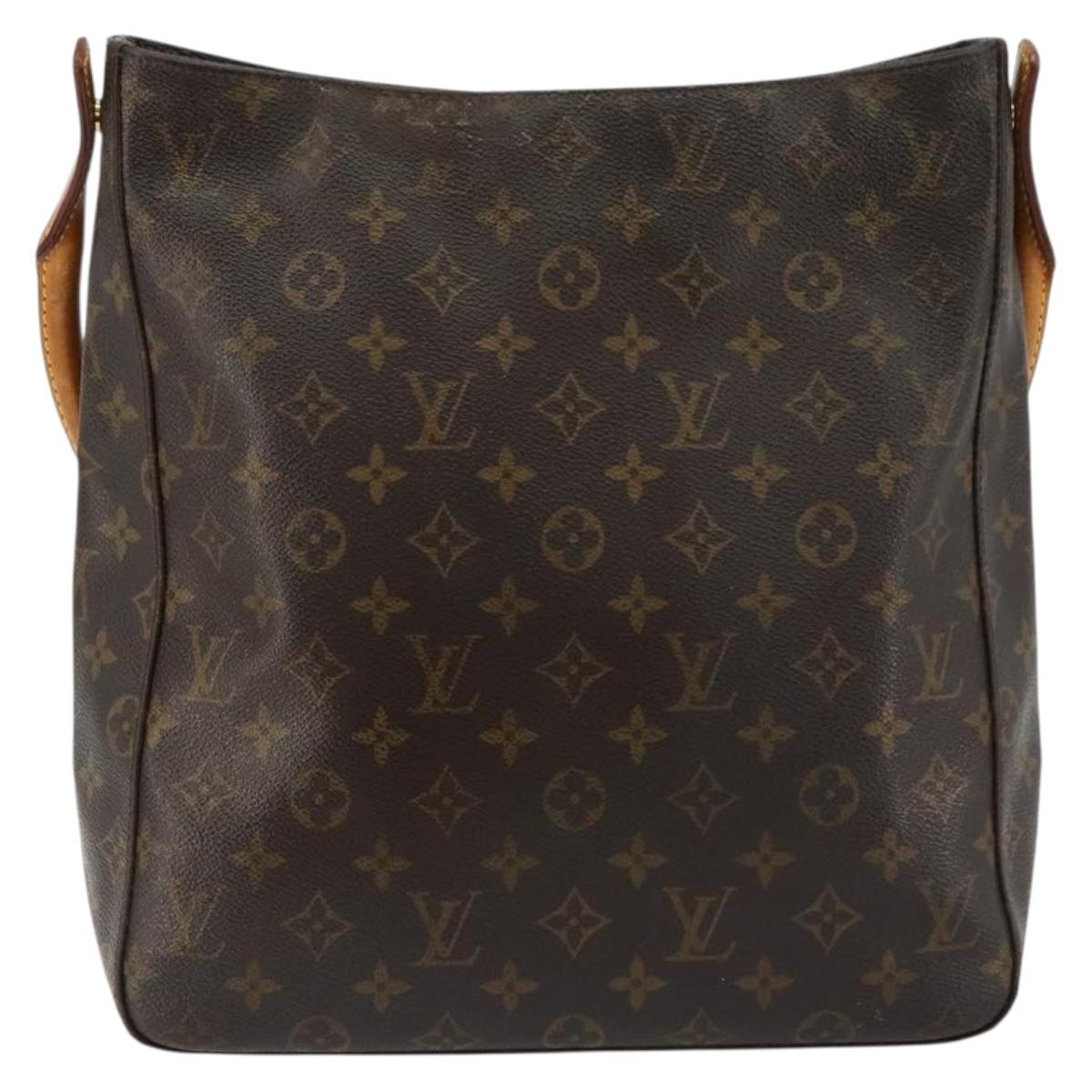 LOUIS VUITTON Monogram Looping GM Shoulder Bag M51145 LV Auth BA8806