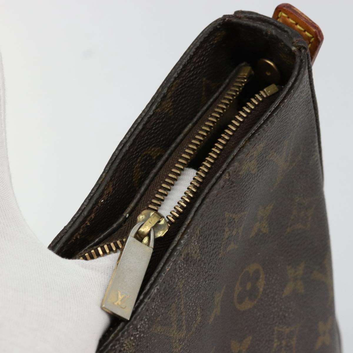 LOUIS VUITTON Monogram Looping GM Shoulder Bag M51145 LV Auth BA8806