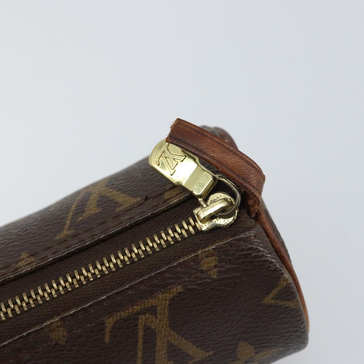 LOUIS VUITTON Monogram Papillon Pouch LV Auth BA8808