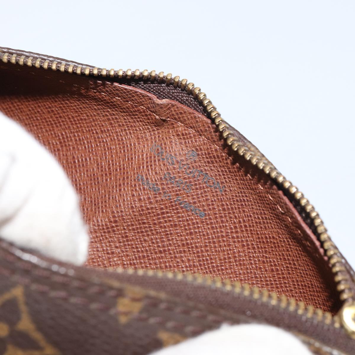 LOUIS VUITTON Monogram Papillon Pouch LV Auth BA8808