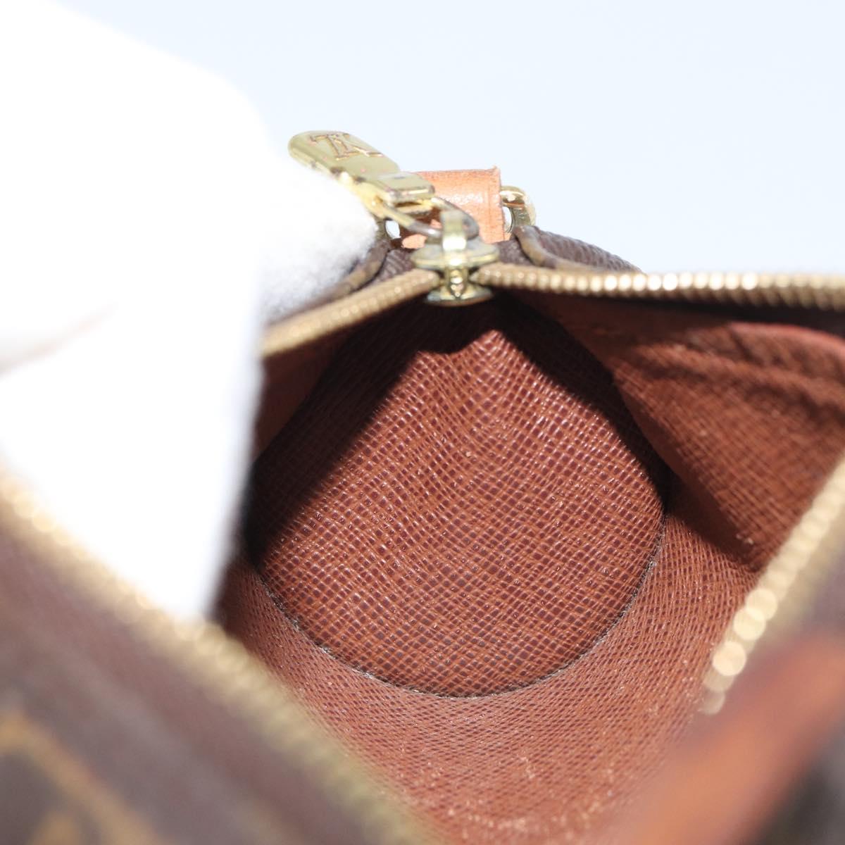 LOUIS VUITTON Monogram Papillon Pouch LV Auth BA8808