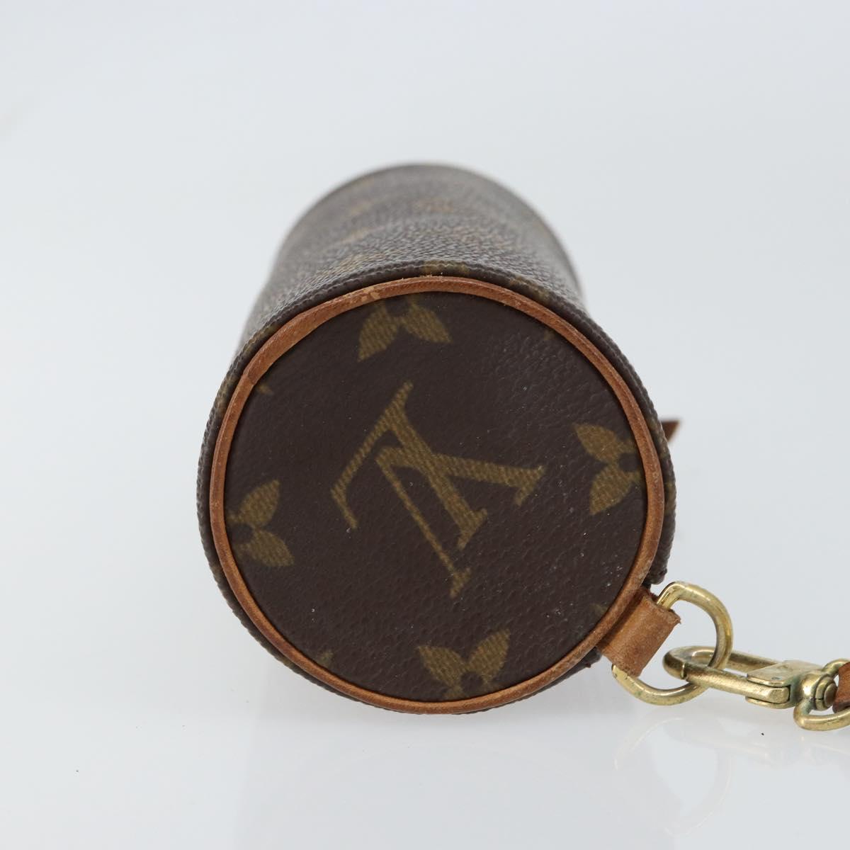LOUIS VUITTON Monogram Papillon Pouch LV Auth BA8808