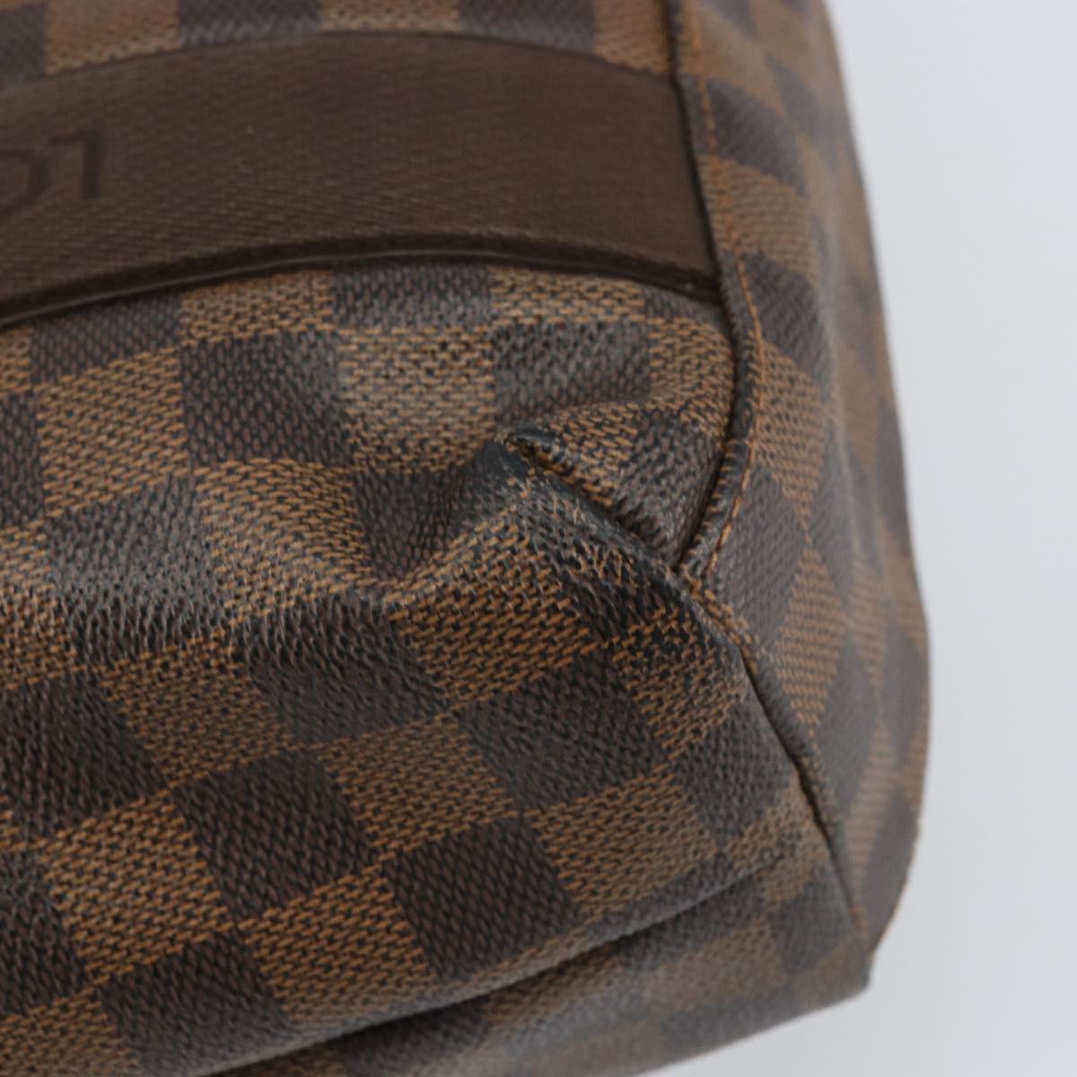 LOUIS VUITTON Damier Ebene Cabas Bobur Tote Bag N52006 LV Auth BA8826