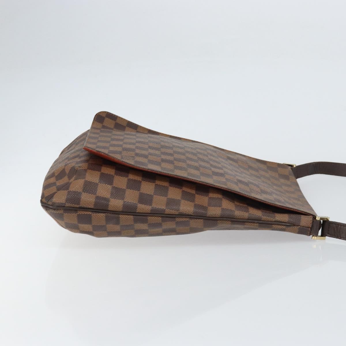 LOUIS VUITTON Damier Ebene Musette Shoulder Bag N51302 LV Auth BA8827