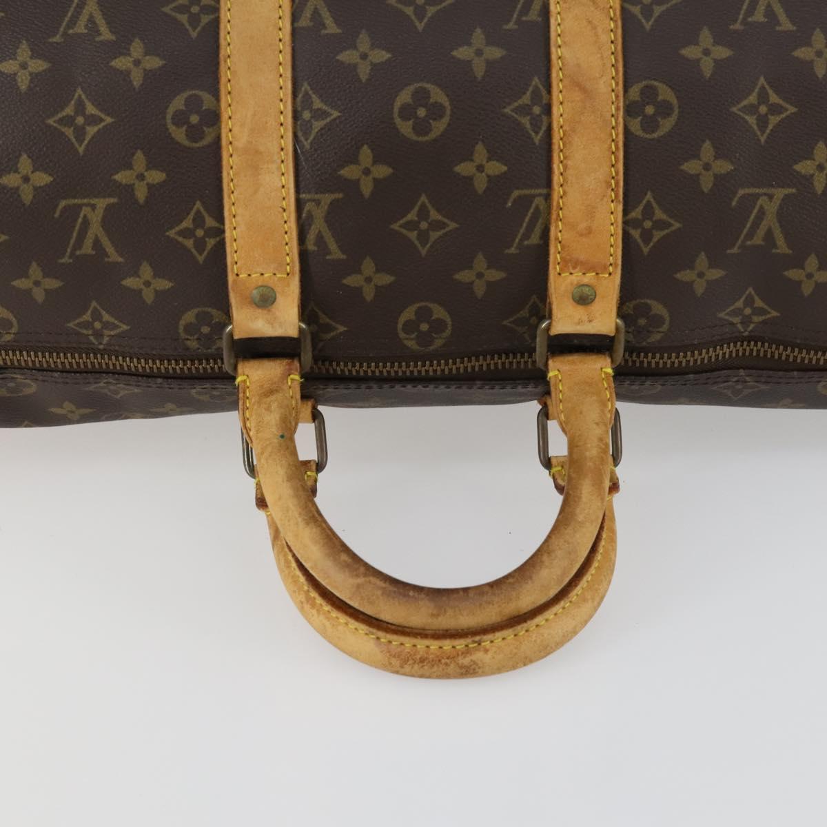 LOUIS VUITTON Monogram Keepall 45 Boston Bag M41428 LV Auth BA8828