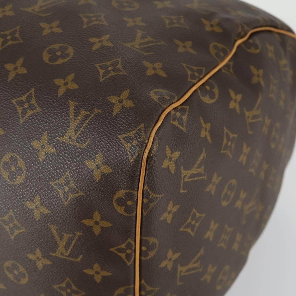 LOUIS VUITTON Monogram Keepall 55 Boston Bag M41424 LV Auth BA8829