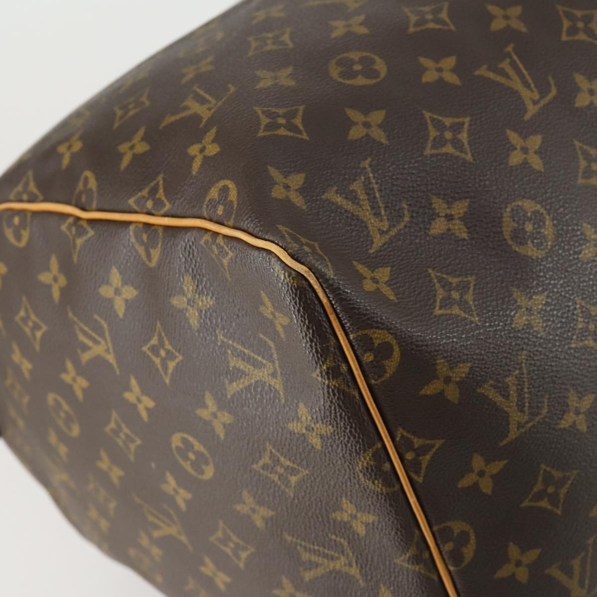 LOUIS VUITTON Monogram Keepall 55 Boston Bag M41424 LV Auth BA8829